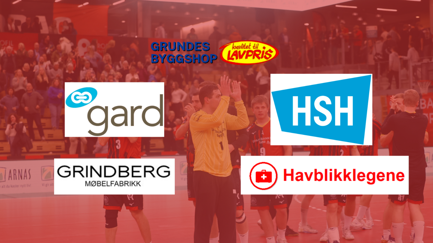 Gard, Grindberg, Grundes Byggshop, HSH og Havblikk Legesenter støtter ØIF Arendal